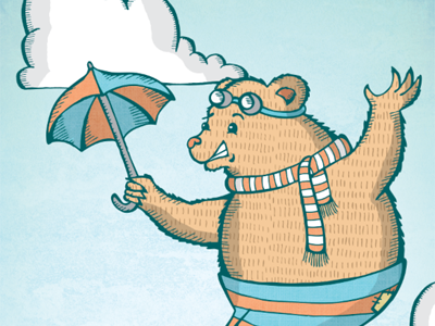 Bear With Umbrella