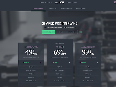 Pricing Table clean e commerce flat modern onlinelift pricing table