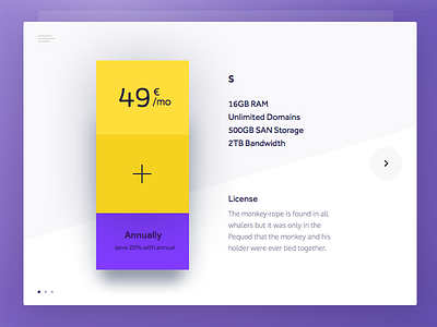 Day 011 - Product Pricing Plan card clean magneticlab plan pricing pricing table product ui widget