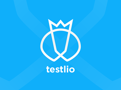 Logo for Testlio brand company geometric icon lion logo startup testing testlio