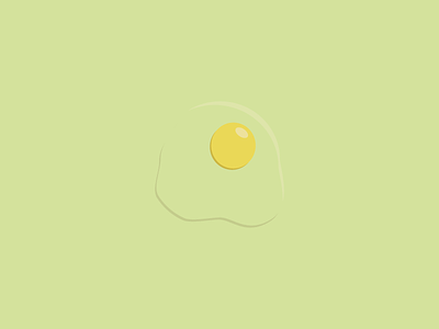 Egg egg flat highlights icon illustration shadows yolk
