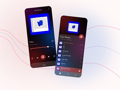 Music Player App challenge daily graphic design mobile music ui