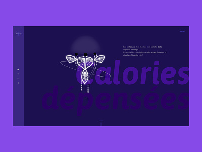 Journey — UI about page bold typography branding design dribbble illustration interaction jellyfish layout layout exploration minimal purple sketch typography ui ui design ux vector web website