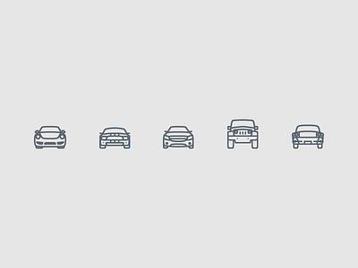 Minimal Iconic "Icon Cars" cadilac car classic icon iconic icons jeep minima mustang porsche