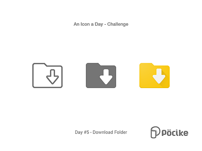 Icon Challenge Day 5 Download Folder