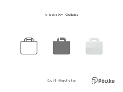 Icon Challenge Day 6 Shopping Bag flat gag google icon line material payment shop shopping solid stroke