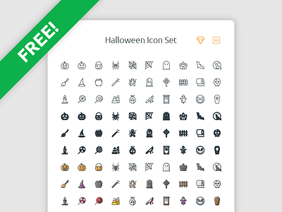 Free Halloween Icon Set