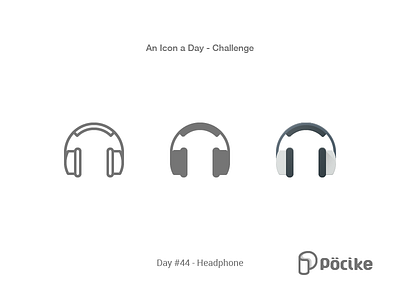 Icon Challenge Day 44 Headphone