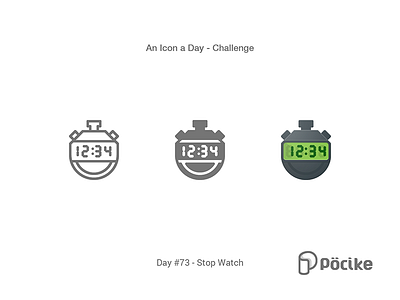 Icon Challenge Day 73 Stop Watch