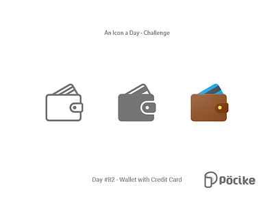 Icon Challenge Day 82 Wallet with Credit Card