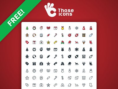 Free Christmas Icons for project Those Icons