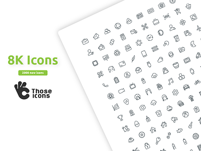 Those Icons Updat Pack Is Out! glyph icon icon icon set line icon those icons vector web website