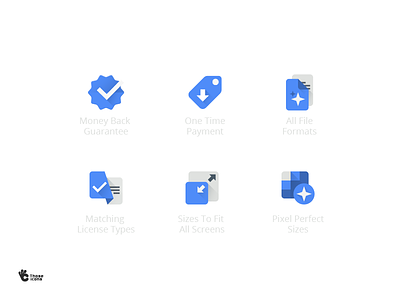 Those Icons Features color flat glyph icon icon icon set line icon material those icons vector web website