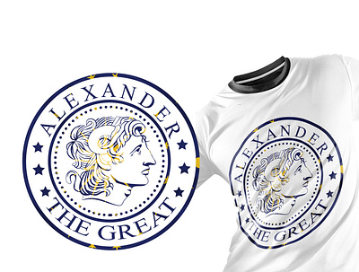 Alexander the great t-shirt design alexander the great awesome logo branding cover design design graphic design illustration logo t shirt design typography design ui vector