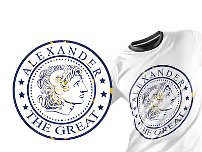 Alexander the great t-shirt design