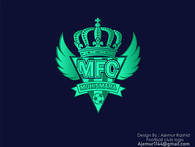 MFC Football club logo awesome logo branding cover design design graphic design illustration logo mfc mfc logo typography design typography logo ui vector