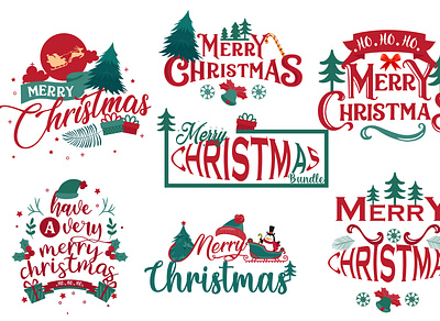 Merry Christmas Design awesome logo branding christmas christmas design cover design design graphic design illustration logo merry merry christmas typography design vector