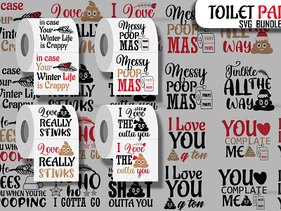 Toilet Paper SVG Bundle