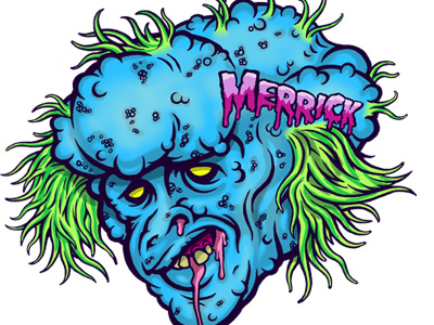 Merrick art cartoon comic concept drawing graphic design illustration monster photoshop wacom