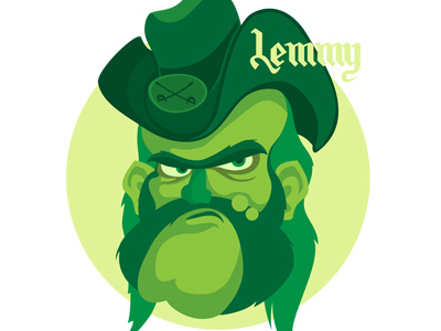 Lemmy art cartoon comic concept drawing graphic design illustration illustrator monster vector