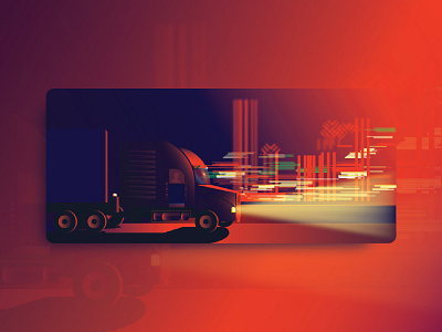 Rivigo - Making logistics human highways india logistics night life rivigo transportation trucking warm colors