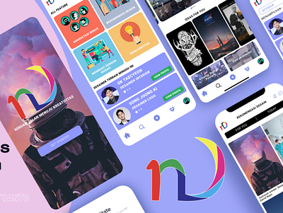 Ngedesain Mobile App Design app apps branding design graphic design mobile app design mobile design ui uiux
