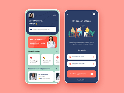 Telemedicine App app app design application design health interface ios medical minimalistic mobile mobile app mobile application online pharmacy telemedicine ui ui design uiux ux web