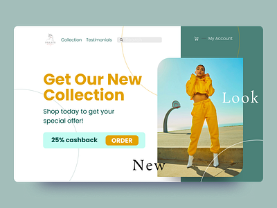 Fashion Landing Page design fashion landing page sales page ui uiuxdesign ux web design website