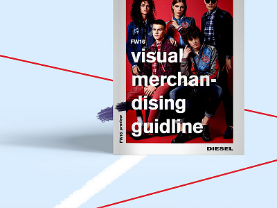 Diesel - visual merchandising guidline concept art cover diesel editorial fallwinter fashion fw16 merchandising minimal preview visual