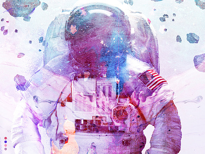 Space sketch astronaut brush cosmos digital illustration portrait sketch space