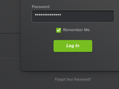 Log In detail