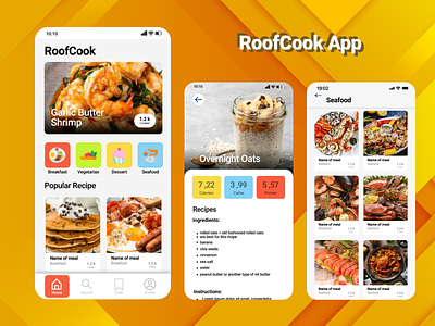 RoofCook Recipe App