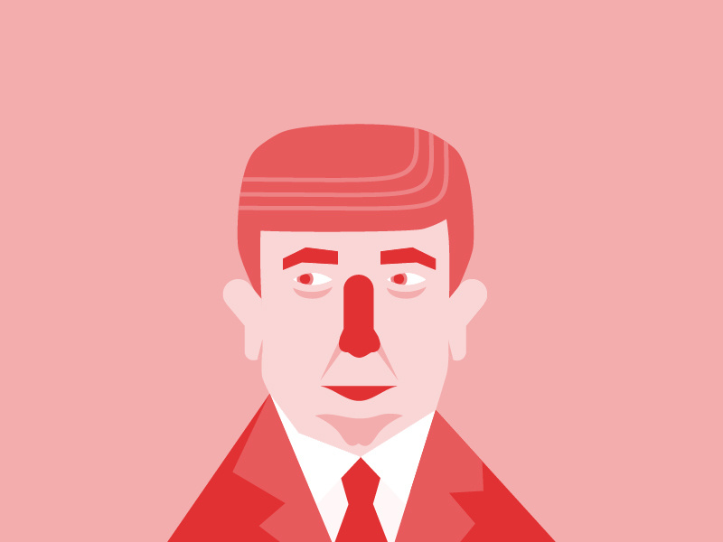 President Trump politics president donald trump illustration graphic design