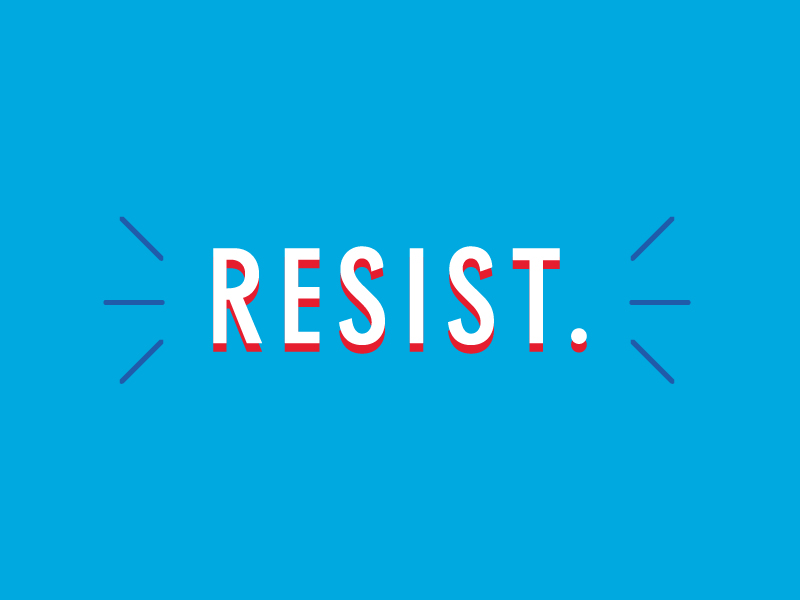 Resist enlist equality feminism graphic design hillary clinton international womens day persist resist typography womens history month womens rights