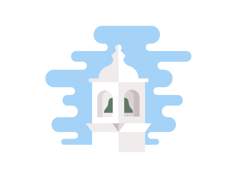 Bell Tower holiday church portugal lagos bell tower architecture geometry illustration graphic design