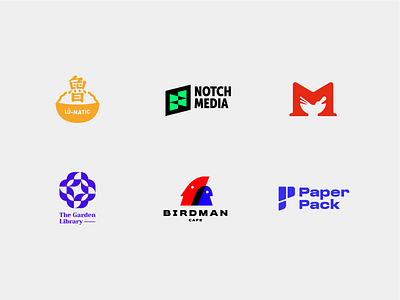 A selection of my logo works