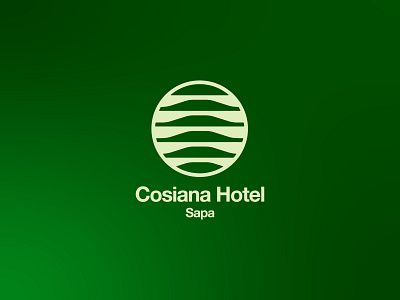 Logo Redesign: Cosiana Hotel Sapa brandidentity geometriclogo graphic design hospitality hotel hotel logo logo logomark minimallogo vietnam
