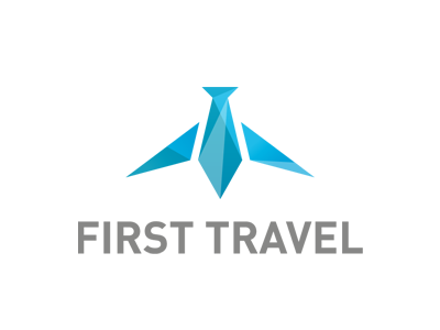 First Travel agency dozo logo logotype travel