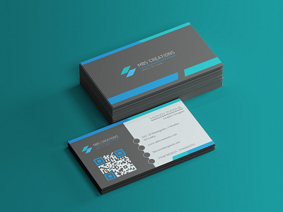 MBS Creations Business Card branding design graphic design illustration logo