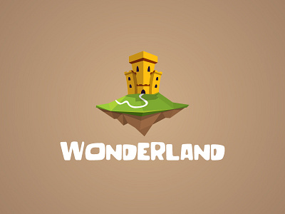 Wonderland castle logo wonderland