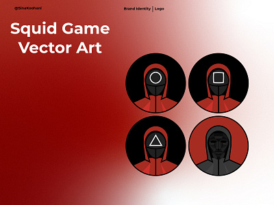 Squid Game Vector Art design graphic design illustration illustrator logo vector vetor art