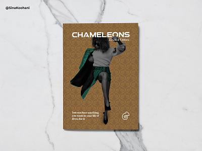 Chameleon Magazine Mockup branding brandingidentitydesigner design graphic design logo mockup