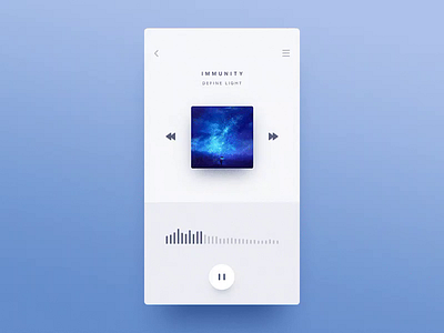 Music Player Animation by William Jansson
