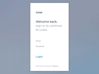 Health App Login by Jakub Antali k