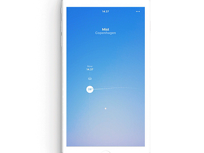 Sun by Jakob Henner animation app app design application design interaction interface ios mobile ui