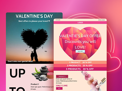 Valentines email templates design email email editor email marketing email template gmail template valentines