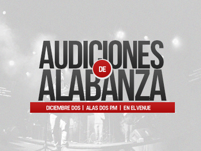 Audiciones Alabanza calvary church photo red spanish worship