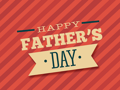 Fathers Day day fathers font red stipes