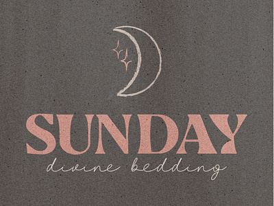 Sunday - Divine Bedding branding graphic design logo