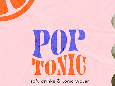 Pop Tonic graphic design logo